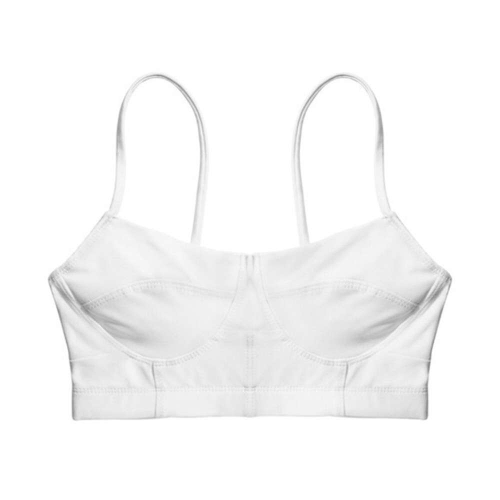 NWT Coulbourne Chambers Bikini Top White M Rare Discontinued Limited Edition